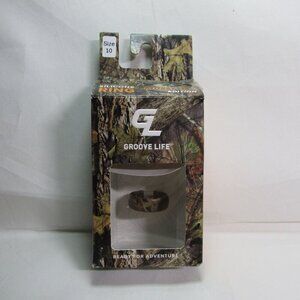 Groove LIfe Men's 10 Original Mossy Oak Breakup Country Breathable Silicone Ring